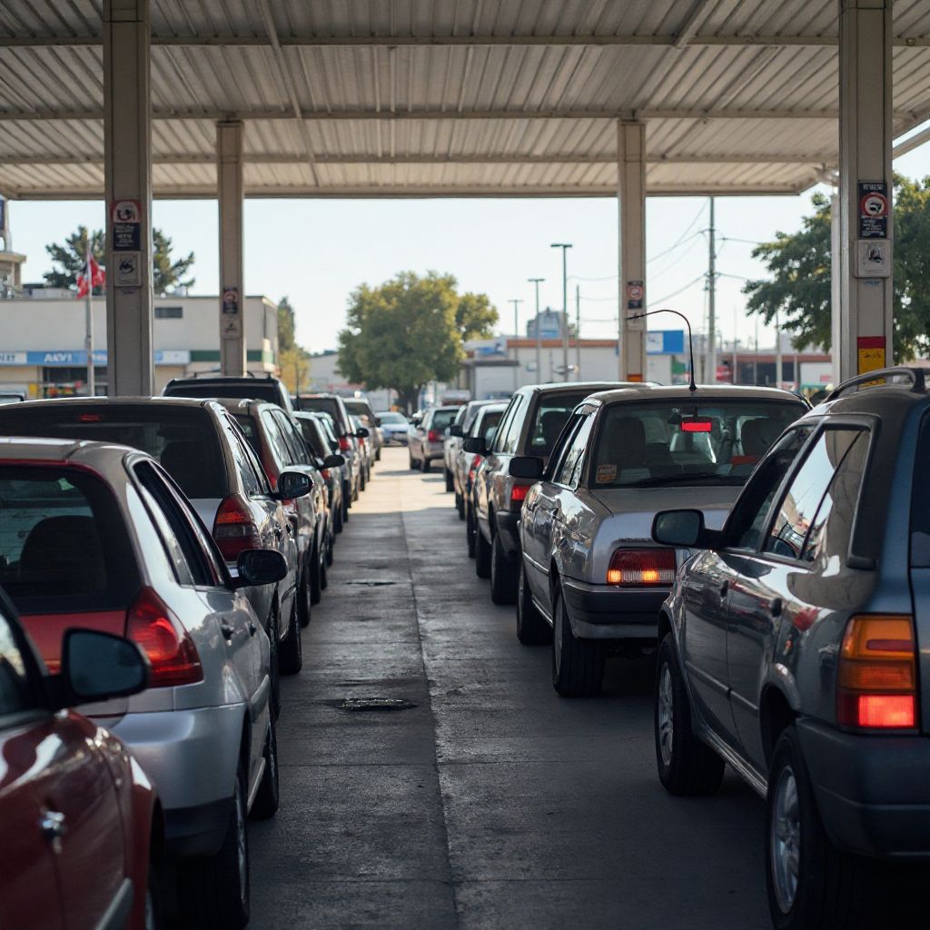 Escasez de combustible en provincias argentinas